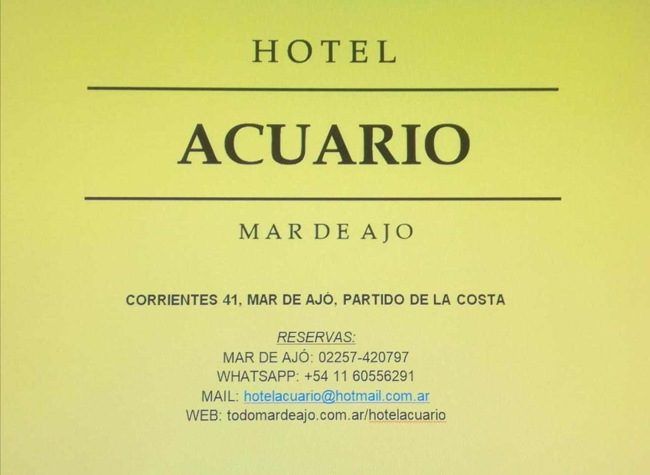 Hotel Acuario Mar de Ajó Exteriér fotografie